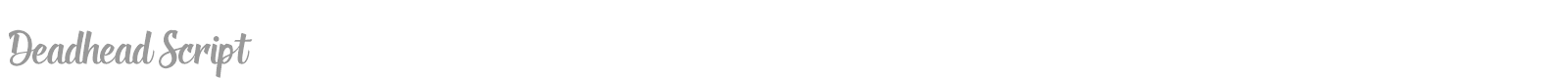 Deadhead Script font preview